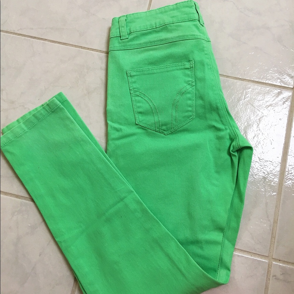 Mint green jeans
